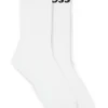 Two-pack of regular-length socks in stretch fabric