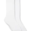 Two-pack of regular-length socks in stretch fabric