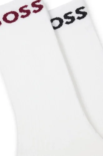Two-pack of regular-length socks in stretch fabric