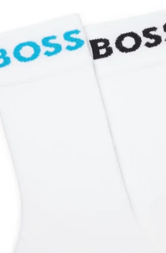 Two-pack of regular-length socks in stretch fabric