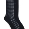 Two-pack of regular-length socks with mercerised cotton