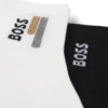 Two-pack of short-length socks with logo details