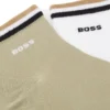 Two-pack of short socks with signature-stripe cuffs