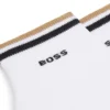 Two-pack of short socks with signature-stripe cuffs