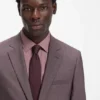Two-piece extra-slim-fit suit in wool-blend poplin Two-piece extra-slim-fit suit in wool-blend poplin