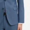 Two-piece extra-slim-fit suit in wool-blend poplin Two-piece extra-slim-fit suit in wool-blend poplin