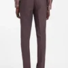 Two-piece extra-slim-fit suit in wool-blend poplin Two-piece extra-slim-fit suit in wool-blend poplin
