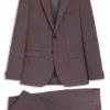 Two-piece extra-slim-fit suit in wool-blend poplin Two-piece extra-slim-fit suit in wool-blend poplin