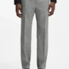 Two-piece modern-fit suit in sharkskin fabric Two-piece modern-fit suit in sharkskin fabric