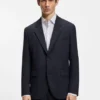 Two-piece modern-fit suit in stretch twill