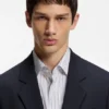 Two-piece modern-fit suit in stretch twill