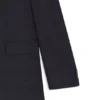 Two-piece regular-fit suit in checked virgin wool