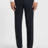 Two-piece regular-fit suit in patterned stretch cloth
