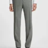 Two-piece regular-fit suit in patterned stretch cloth