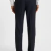 Two-piece regular-fit suit in patterned stretch cloth
