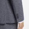 Two-piece regular-fit suit in stretch bouclé