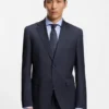 Two-piece regular-fit suit in virgin wool and silk Two-piece regular-fit suit in virgin wool and silk