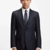 Two-piece regular-fit suit in virgin wool and silk Two-piece regular-fit suit in virgin wool and silk