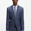 Two-piece regular-fit suit in virgin wool and silk Two-piece regular-fit suit in virgin wool and silk