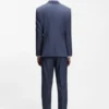 Two-piece regular-fit suit in virgin wool and silk Two-piece regular-fit suit in virgin wool and silk