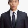 Two-piece regular-fit suit in virgin wool and silk Two-piece regular-fit suit in virgin wool and silk