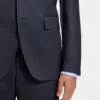 Two-piece regular-fit suit in virgin wool and silk Two-piece regular-fit suit in virgin wool and silk