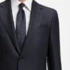Two-piece regular-fit suit in virgin wool and silk Two-piece regular-fit suit in virgin wool and silk