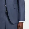 Two-piece regular-fit suit in virgin wool and silk Two-piece regular-fit suit in virgin wool and silk
