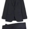 Two-piece regular-fit suit in virgin wool and silk Two-piece regular-fit suit in virgin wool and silk
