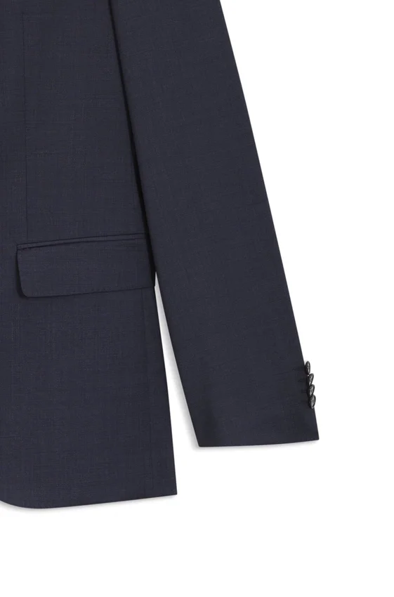 Two-piece regular-fit suit in virgin wool and silk Two-piece regular-fit suit in virgin wool and silk