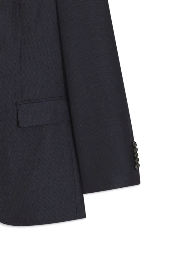 Two-piece regular-fit suit in virgin wool and silk Two-piece regular-fit suit in virgin wool and silk