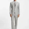 Two-piece slim-fit suit in a wool blend Two-piece slim-fit suit in a wool blend