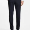 Two-piece slim-fit suit in checked virgin wool Two-piece slim-fit suit in checked virgin wool