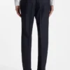 Two-piece slim-fit suit in checked virgin wool Two-piece slim-fit suit in checked virgin wool