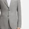 Two-piece slim-fit suit in cotton and virgin wool Two-piece slim-fit suit in cotton and virgin wool