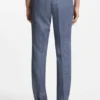 Two-piece slim-fit suit in cotton and virgin wool Two-piece slim-fit suit in cotton and virgin wool