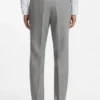 Two-piece slim-fit suit in cotton and virgin wool Two-piece slim-fit suit in cotton and virgin wool