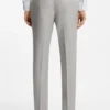 Two-piece slim-fit suit in cotton and virgin wool Two-piece slim-fit suit in cotton and virgin wool