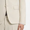 Two-piece slim-fit suit in micro-patterned cloth Two-piece slim-fit suit in micro-patterned cloth
