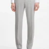 Two-piece slim-fit suit in micro-patterned cloth