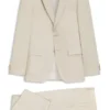 Two-piece slim-fit suit in micro-patterned cloth Two-piece slim-fit suit in micro-patterned cloth