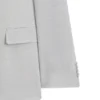 Two-piece slim-fit suit in micro-patterned cloth
