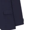 Two-piece slim-fit suit in micro-patterned cloth