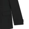 Two-piece slim-fit suit in patterned virgin wool
