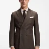 Two-piece slim-fit suit in stretch cotton Two-piece slim-fit suit in stretch cotton