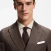 Two-piece slim-fit suit in stretch cotton Two-piece slim-fit suit in stretch cotton