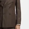 Two-piece slim-fit suit in stretch cotton Two-piece slim-fit suit in stretch cotton