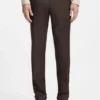 Two-piece slim-fit suit in stretch cotton Two-piece slim-fit suit in stretch cotton
