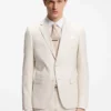 Two-piece slim-fit suit in stretch fabric Two-piece slim-fit suit in stretch fabric