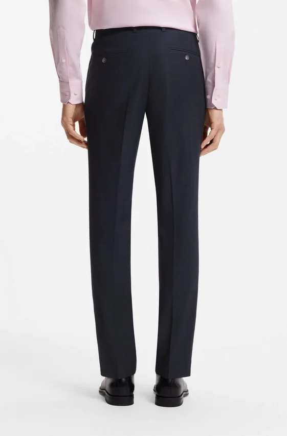Two-piece slim-fit suit in stretch fabric Two-piece slim-fit suit in stretch fabric